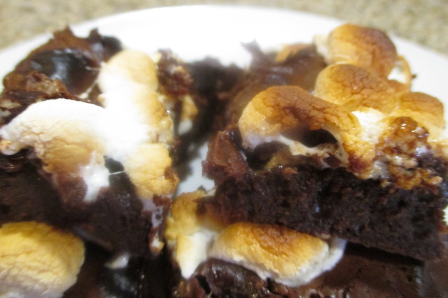 My baking experiment #162 – hot chocolate brownies